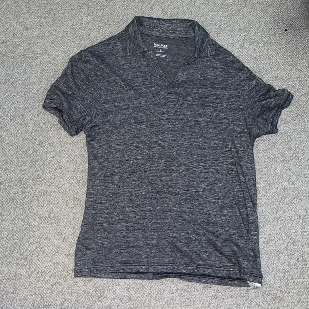 Michael Kors V neck dress shirt